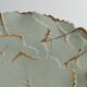 Art Deco Pistachio and Gold Leaf Plates Viloca Paris Caffarelli