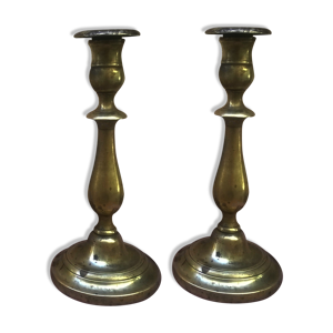 Paire de bougeoirs d'époque