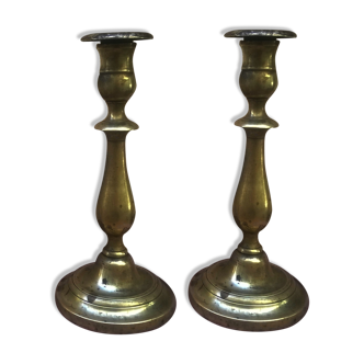 Pair of Louis-Philippe period candlesticks