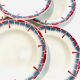 8 assiettes creuses ceranord st amand boulingrin rose et bleu