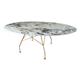 Kartell oval ceramic dining table