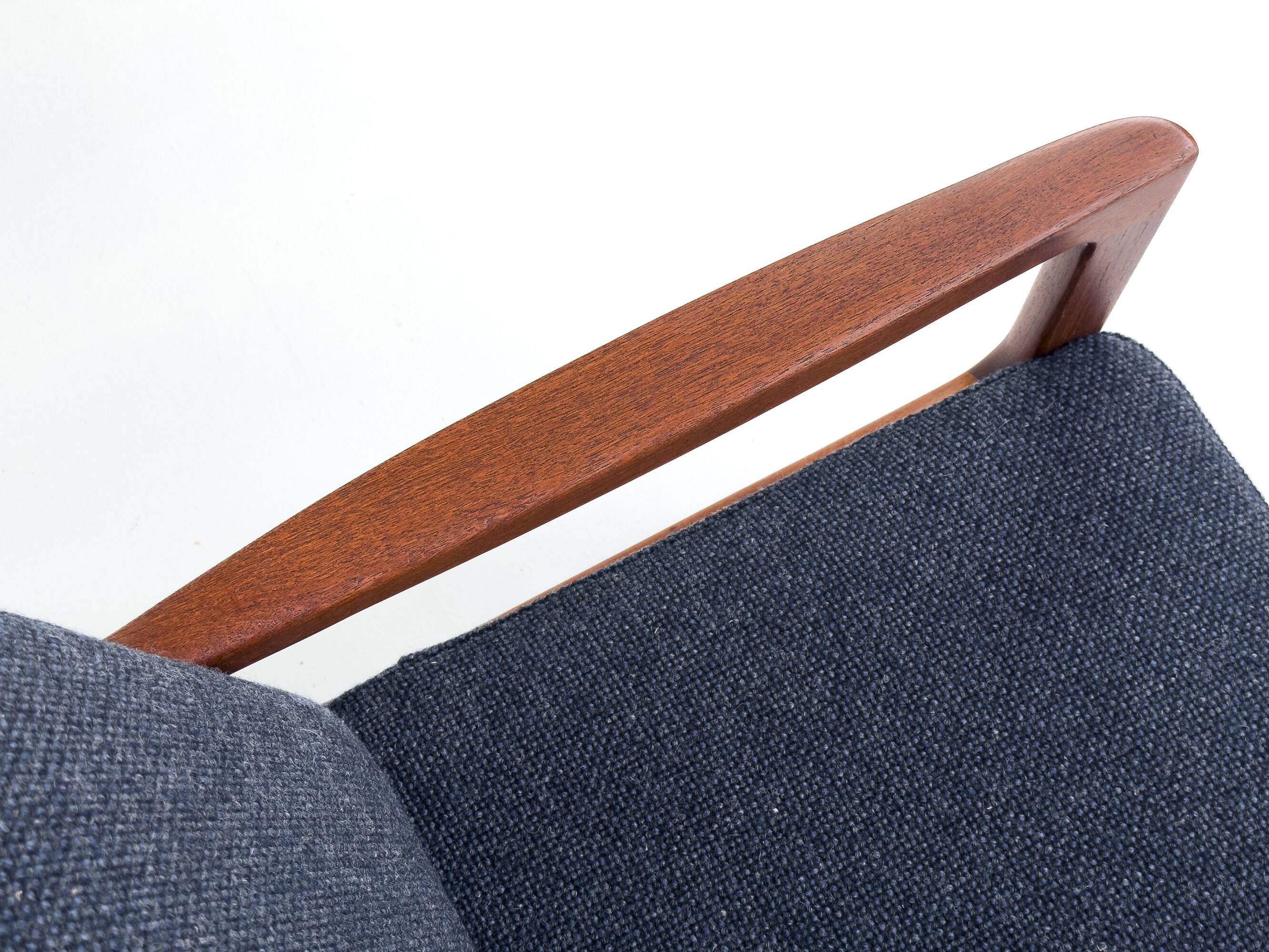 Fauteuils Senator en Teck et Laine par Ole Wanscher pour France & Søn, 1960s