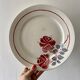 Set of 3 vintage iron clay dishes model 4205 from Saint Amand