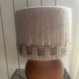 Vintage elm lamp