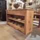 Open buffet in fir wood