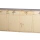 Old metal hospital cabinet