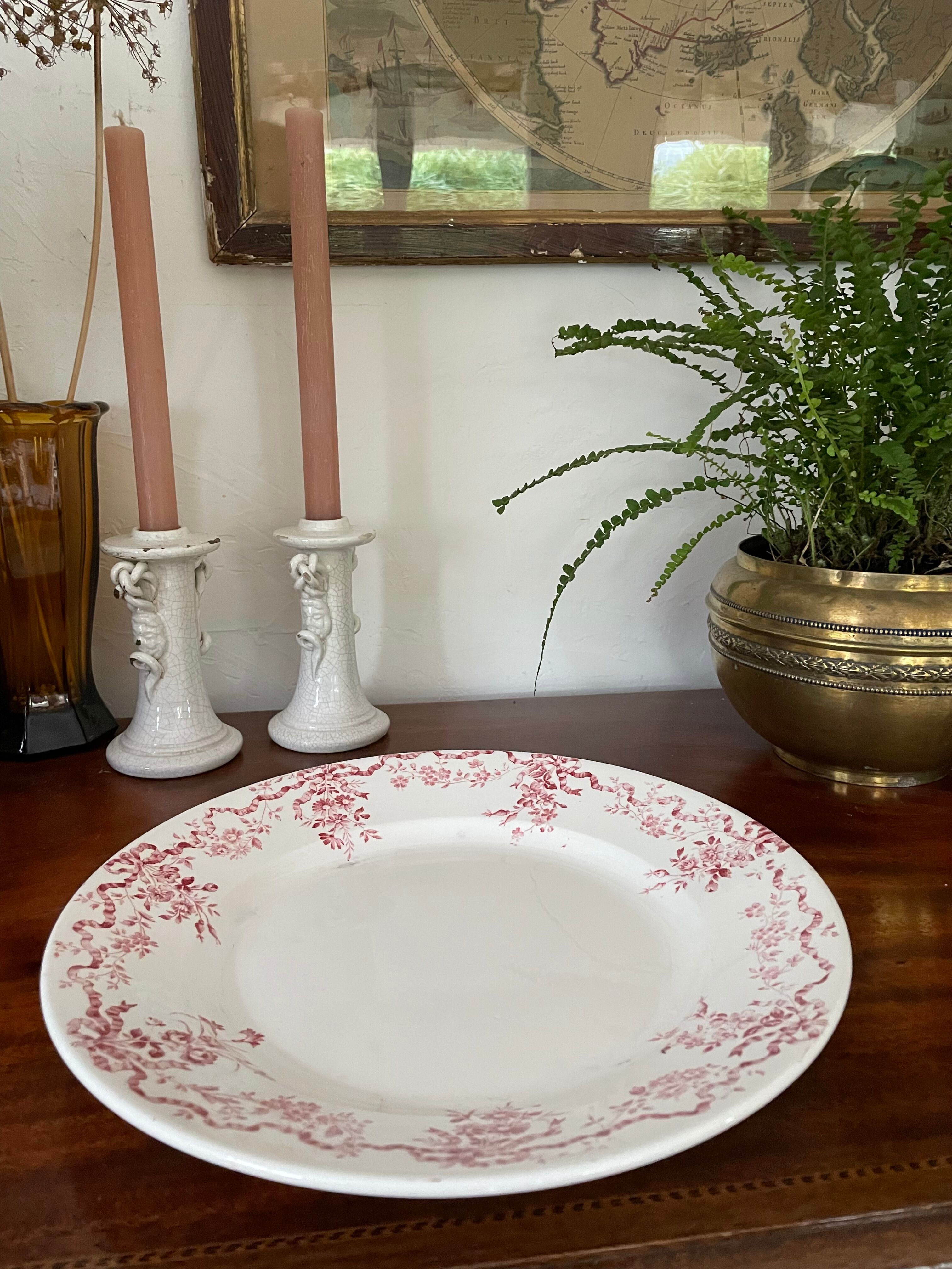 Two ceramic dishes from Longwy