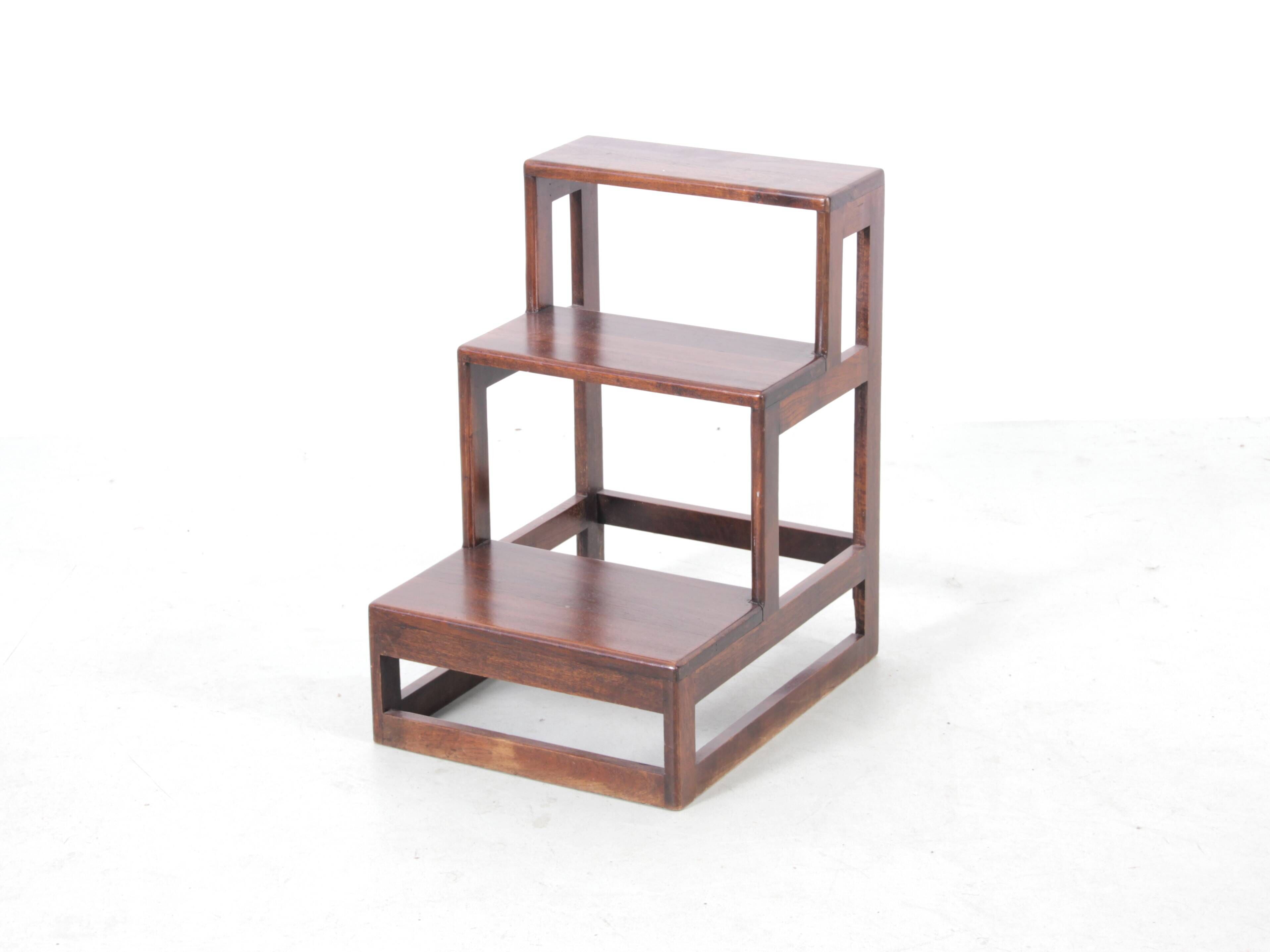 Escabeau de bibliothèque scandinave vintage