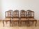 Lot de 8 chaises Louis XV en bois et cannage