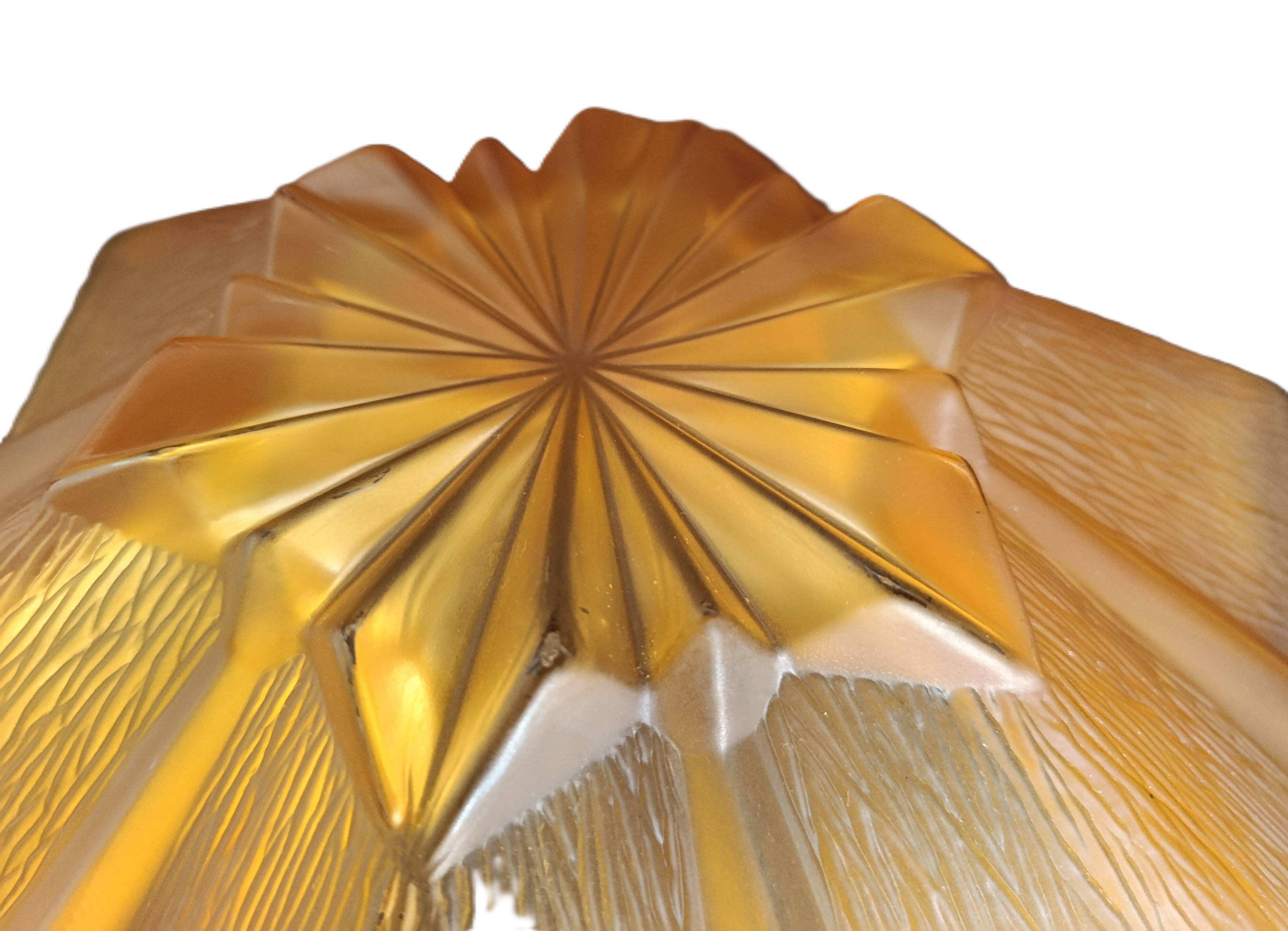 Walther Glass star-shaped glass centrepiece