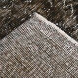 5x9 handmade  brown vintage rug 149x269cm