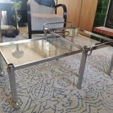 Convertible vintage rolling serving cart