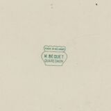 Decorative plate H. Bequet