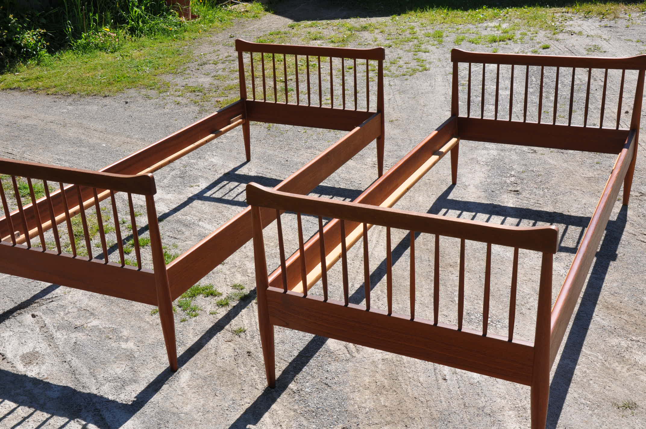 Pair of Scandinavian beds