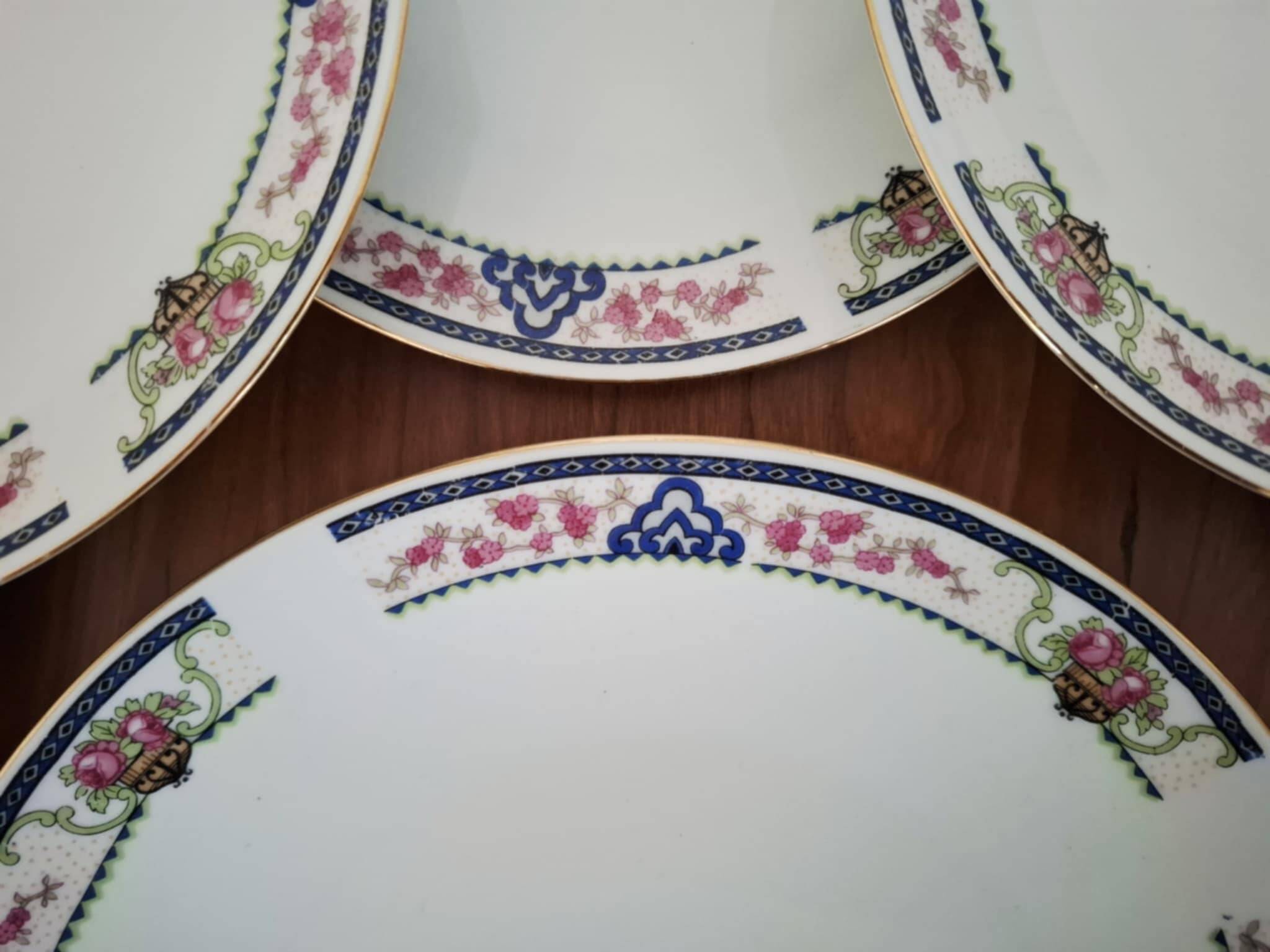 Bavarian Porcelain Dessert Set