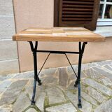 Industrial bistro style table