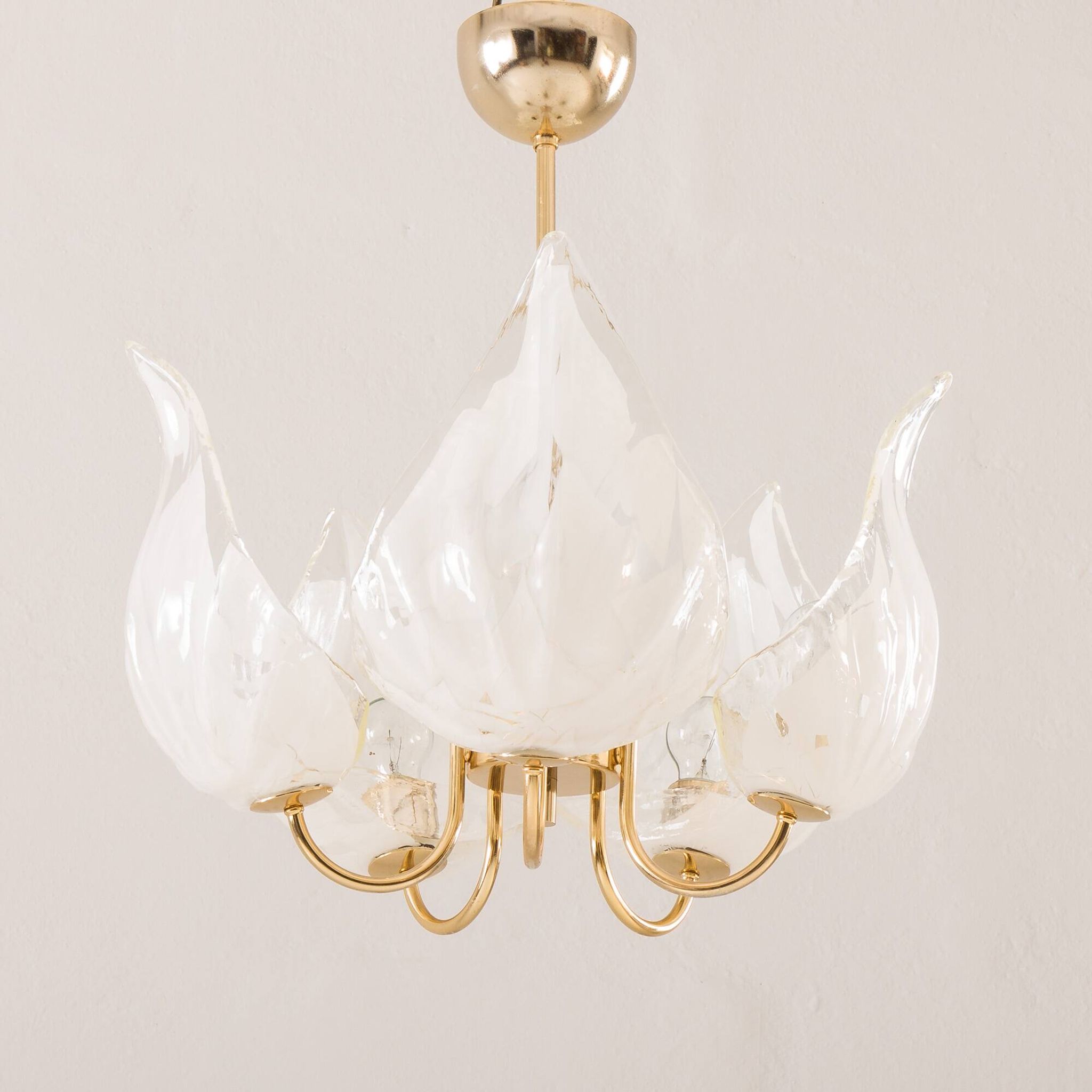Murano glass chandelier by La Murina, Italy 1970s