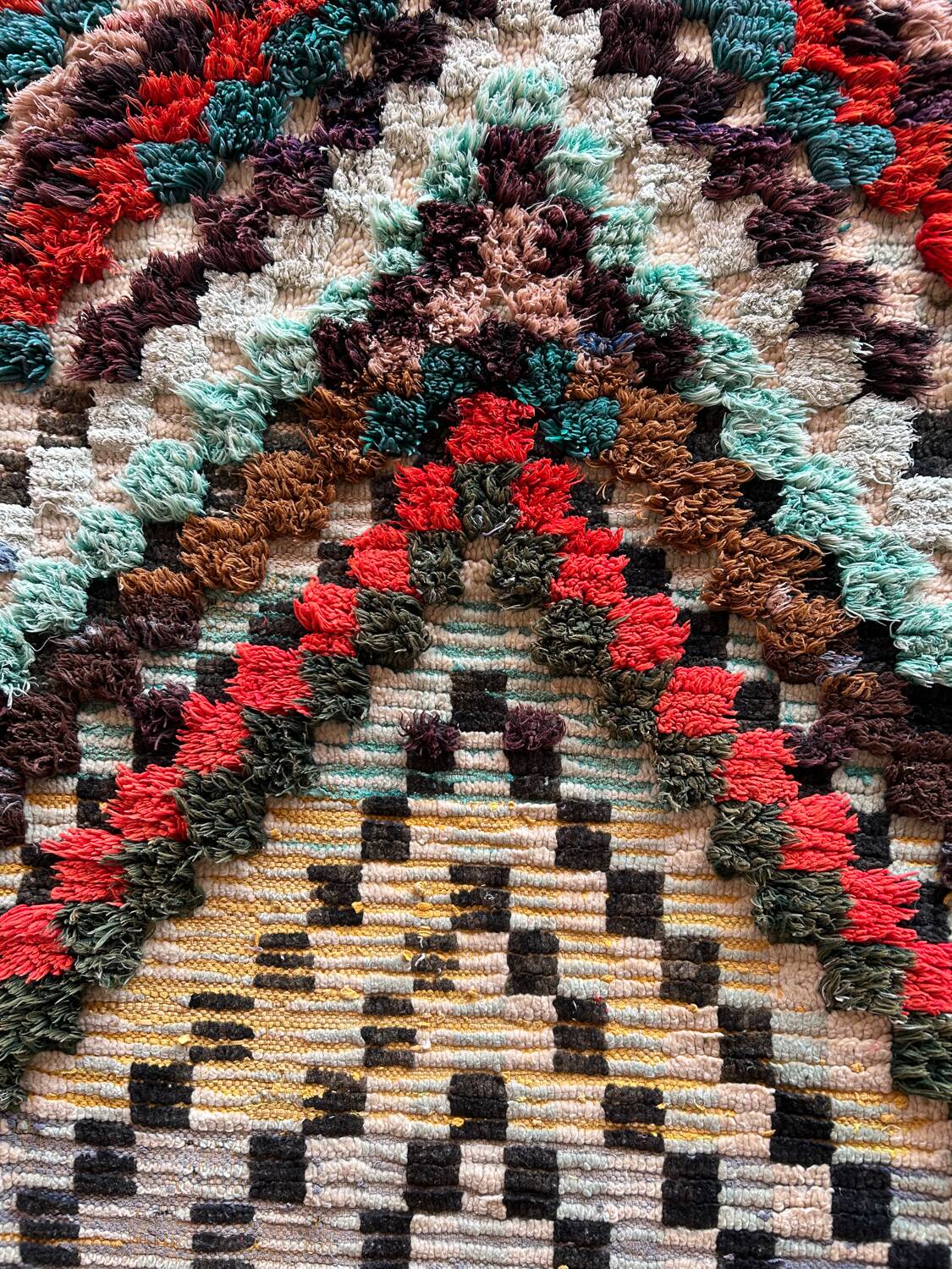 Tapis vintage berbère 205x95