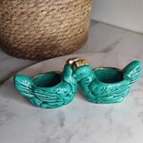 Chicken salt and pepper shaker in slip