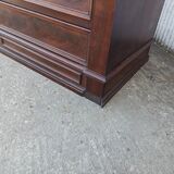 old dresser, white marble tray