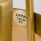 Mid-Century Danish Brass P-295 Adjustable Pendant Lamp By Fritz Schlegel For Lyfa, 1960s