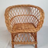 Wicker children's chair