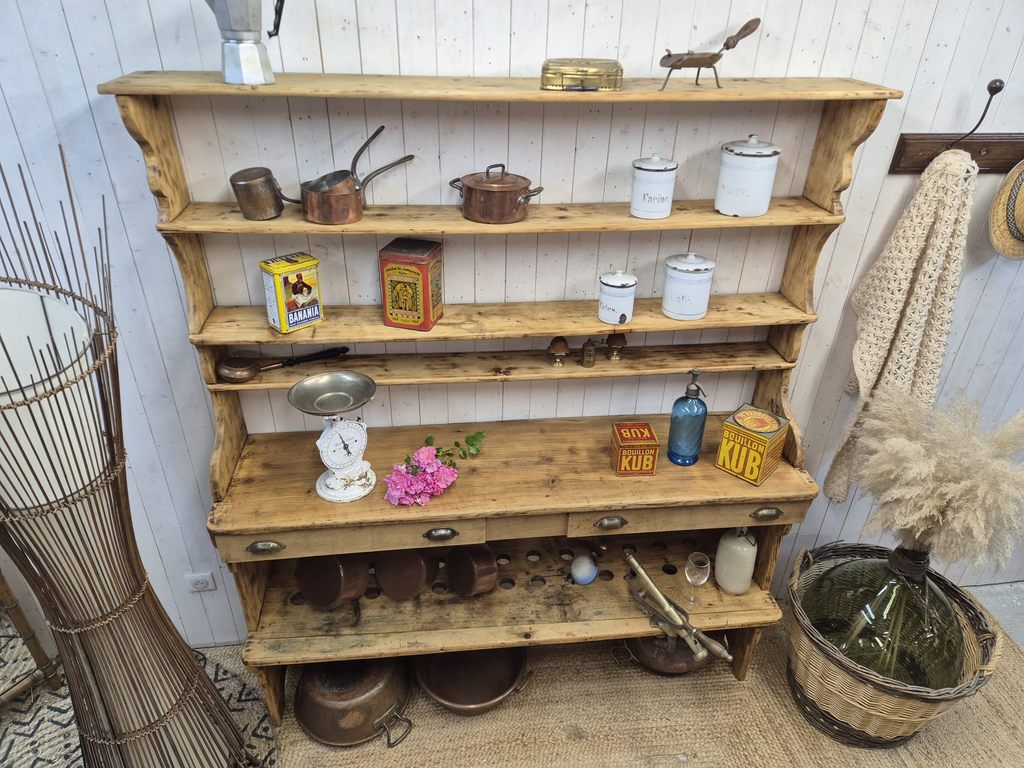 Old country shelf