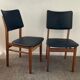 Pair of Scandinavian chairs from the 60s in teak