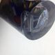 Boheme vase in multicolored thick glass splashes height 27 cm