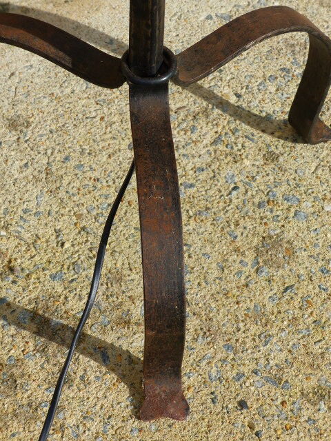 70s wrought iron lamppost
