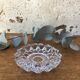 Molded glass ashtray