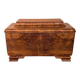 Vintage Art Deco-style walnut cabinet