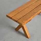 Assembly work, pine bench circa 1980