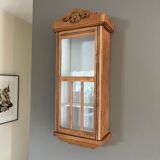 Restored art deco wooden showcase