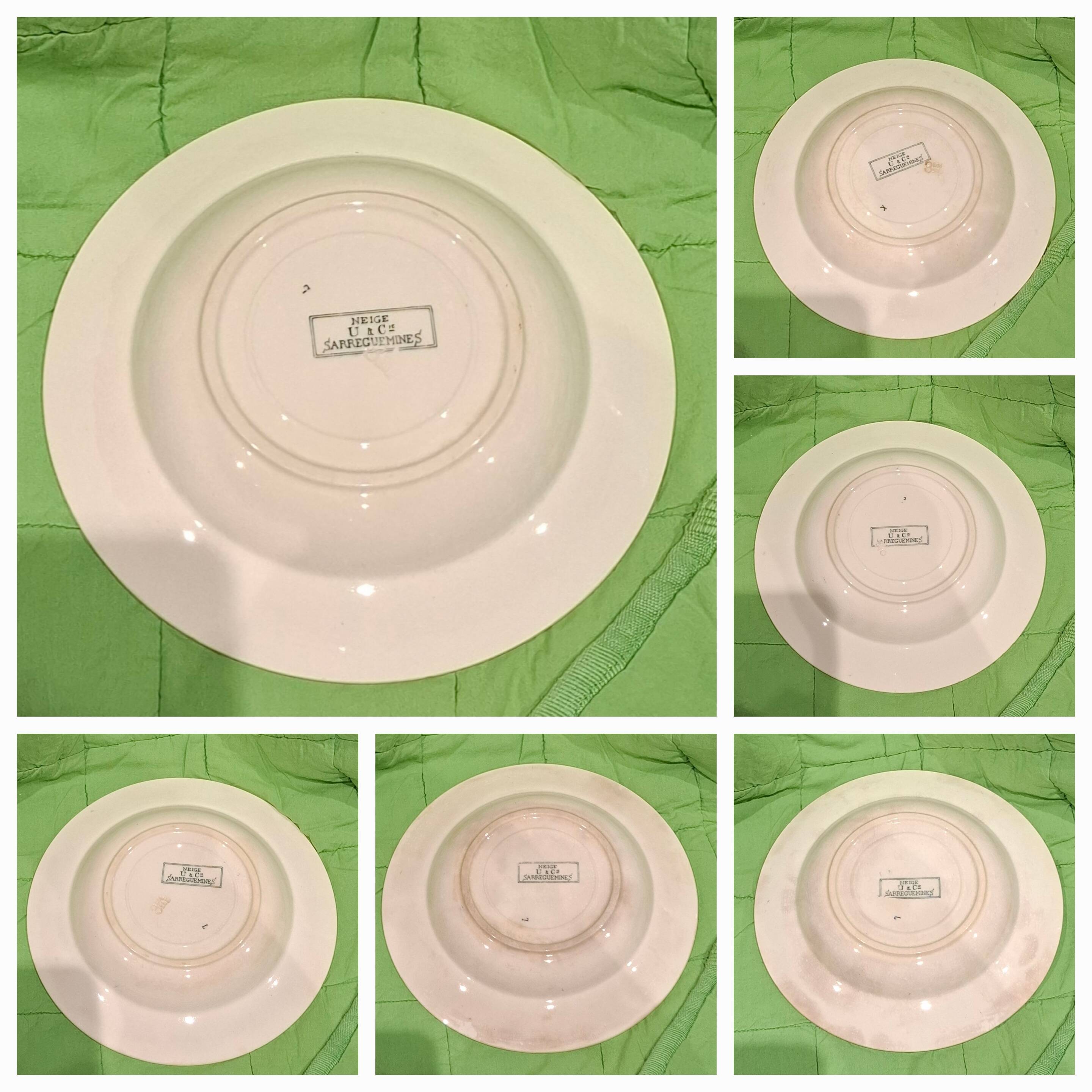 Sarreguemines Snow 6-Person Dinnerware Set