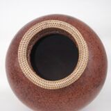Weaving terracotta vase