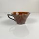 Coffee/tea cup duo "Domino", Sarreguemines, 1960