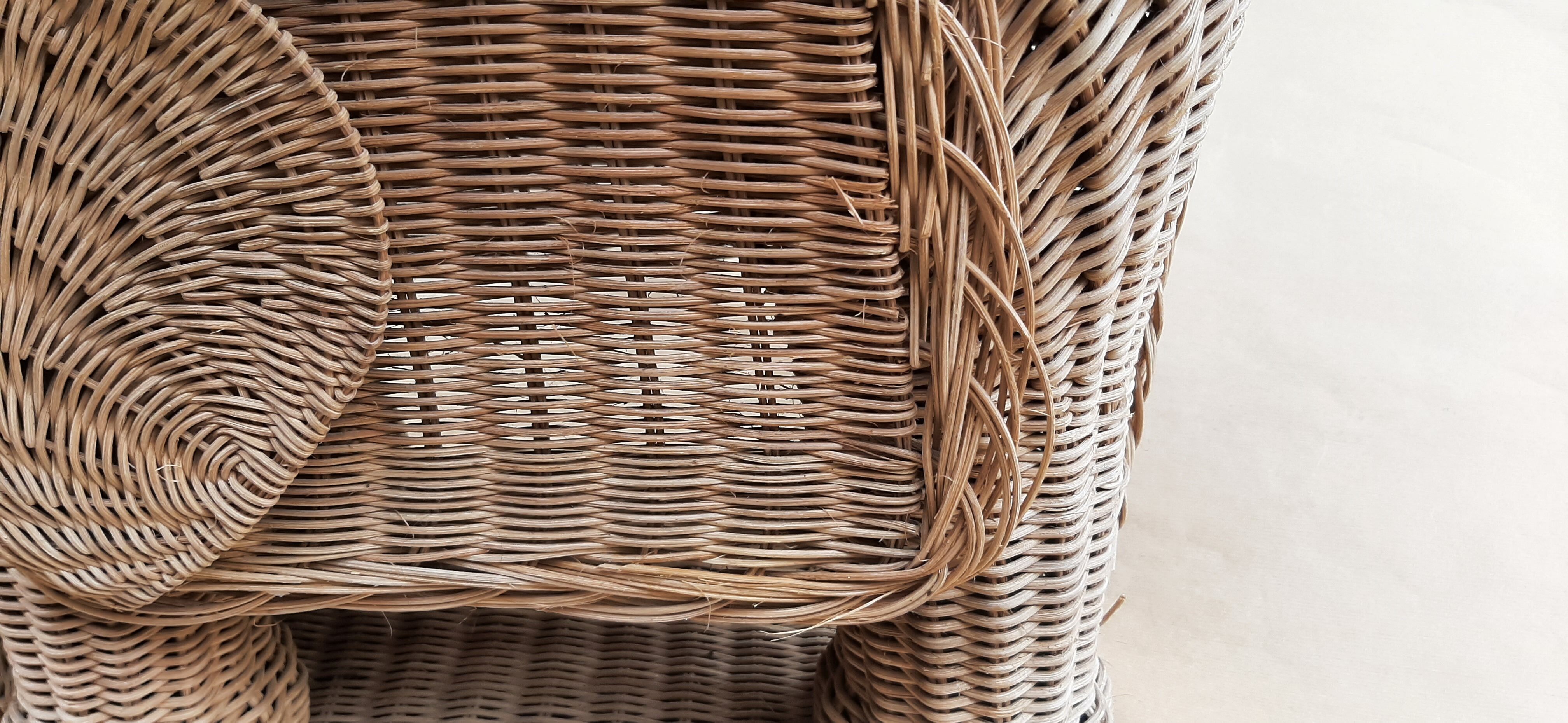 Wicker Elephant Design 1960-70
