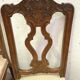 Pair of Regency style chairs in natural wood XIX century