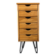 Commode sur pieds en épingle à cheveux, style scandinave