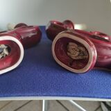 Pair of ceramic girandoles from Vallauris circa 1950