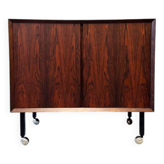 Mobile rosewood cabinet, Denmark 60s/70s, vntg, mid-c modern