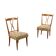 Vintage chairs from the 50s-60s in beech, spring seat, fabric.