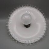 Old white opaline pendant light