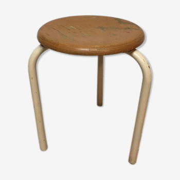 Tabouret vintage tripode 1960