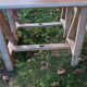 Vintage trestle desk