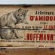 Malle en bois, amidon Le Chat Hoffmann