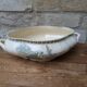 Old vegetable dish serving dish Terre de Fer Opaque porcelain from Gien Ocean model