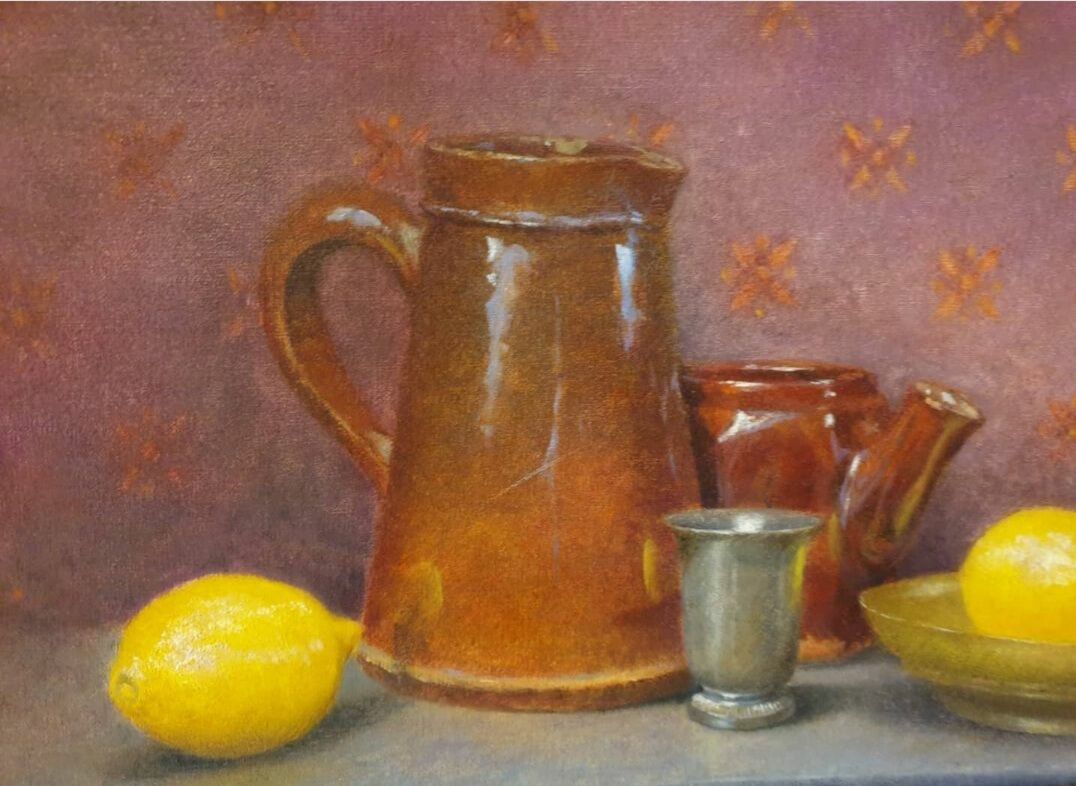 Still life oil on canvas