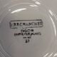 9 old flat plates Digoin Sarreguemines